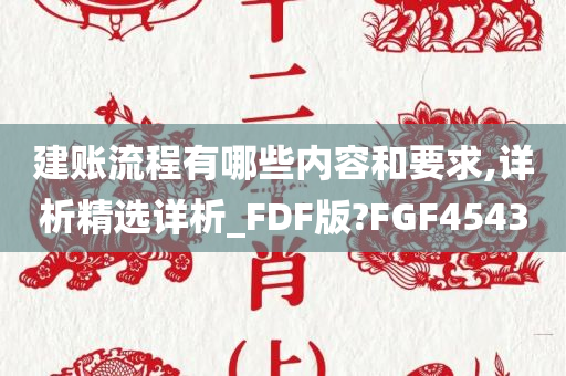 建账流程有哪些内容和要求,详析精选详析_FDF版?FGF4543