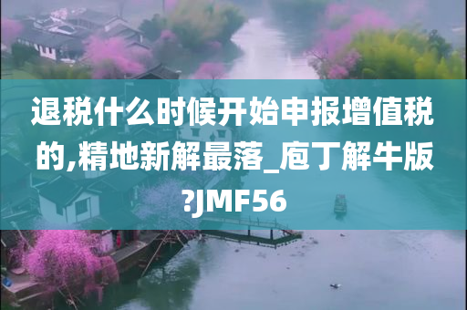 退税什么时候开始申报增值税的,精地新解最落_庖丁解牛版?JMF56