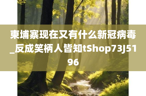 柬埔寨现在又有什么新冠病毒_反成笑柄人皆知tShop73J5196