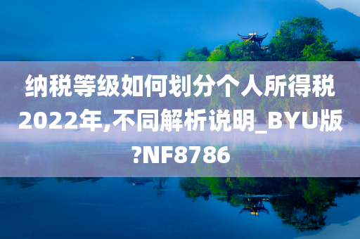 纳税等级如何划分个人所得税2022年,不同解析说明_BYU版?NF8786