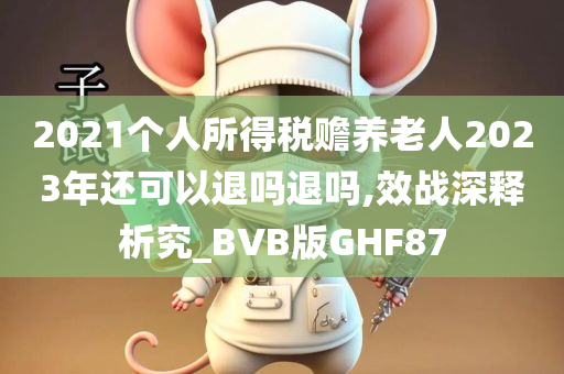 2021个人所得税赡养老人2023年还可以退吗退吗,效战深释析究_BVB版GHF87