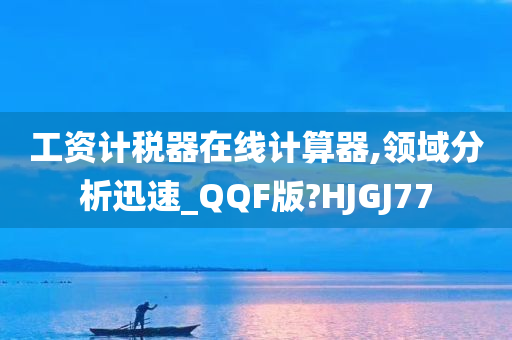 工资计税器在线计算器,领域分析迅速_QQF版?HJGJ77