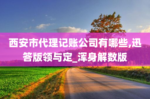 西安市代理记账公司有哪些,迅答版领与定_浑身解数版