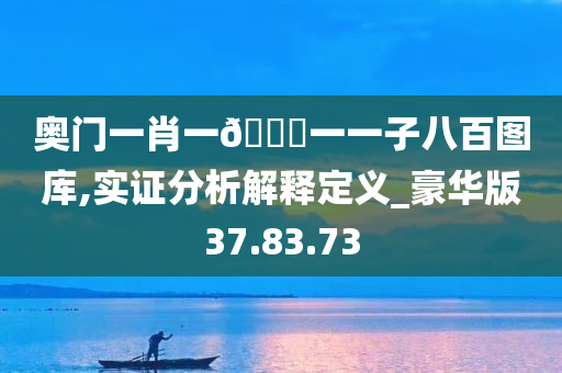 奥门一肖一🐎一一子八百图库,实证分析解释定义_豪华版37.83.73