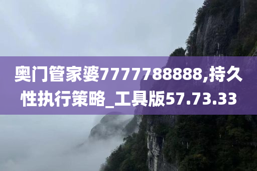 奥门管家婆7777788888,持久性执行策略_工具版57.73.33