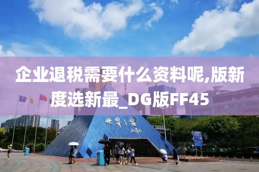 企业退税需要什么资料呢,版新度选新最_DG版FF45