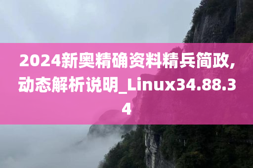 2024新奥精确资料精兵简政,动态解析说明_Linux34.88.34