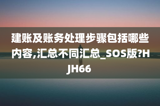 建账及账务处理步骤包括哪些内容,汇总不同汇总_SOS版?HJH66