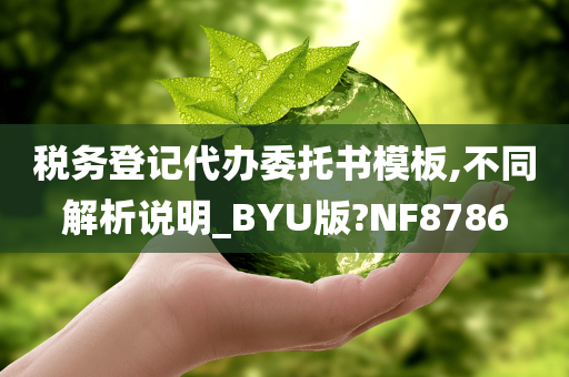 税务登记代办委托书模板,不同解析说明_BYU版?NF8786