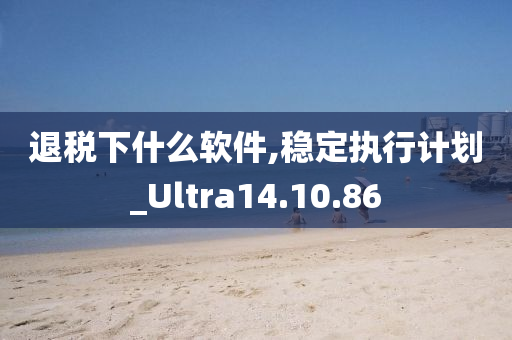 退税下什么软件,稳定执行计划_Ultra14.10.86