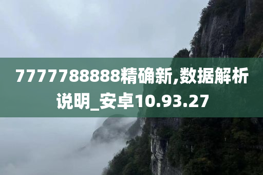 7777788888精确新,数据解析说明_安卓10.93.27