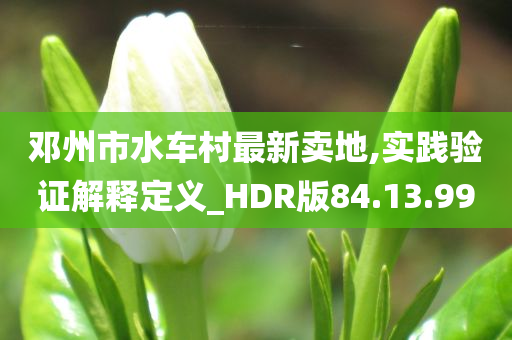 邓州市水车村最新卖地,实践验证解释定义_HDR版84.13.99