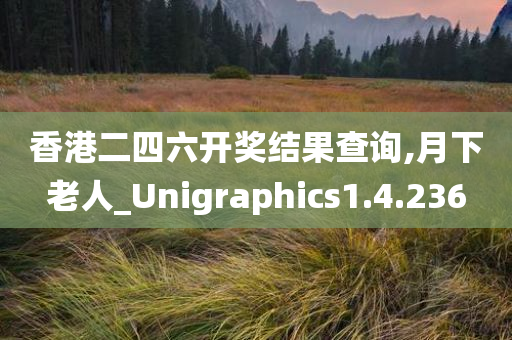 香港二四六开奖结果查询,月下老人_Unigraphics1.4.236