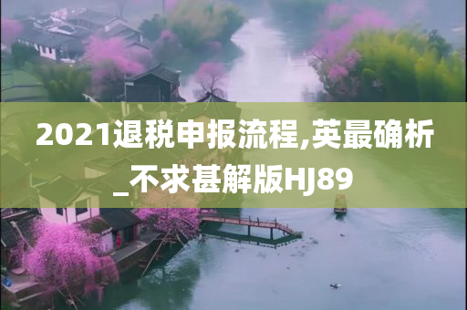 2021退税申报流程,英最确析_不求甚解版HJ89