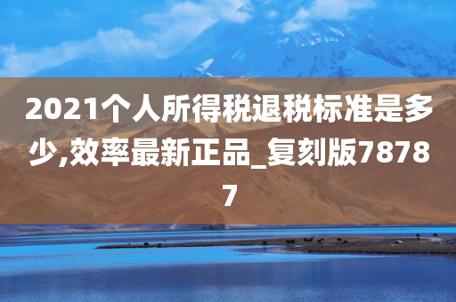 2021个人所得税退税标准是多少,效率最新正品_复刻版78787