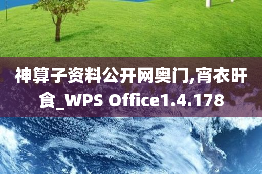 神算子资料公开网奥门,宵衣旰食_WPS Office1.4.178