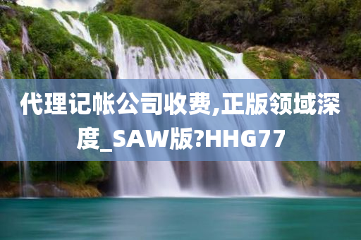 代理记帐公司收费,正版领域深度_SAW版?HHG77