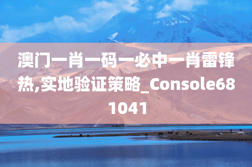 澳门一肖一码一必中一肖雷锋热,实地验证策略_Console681041