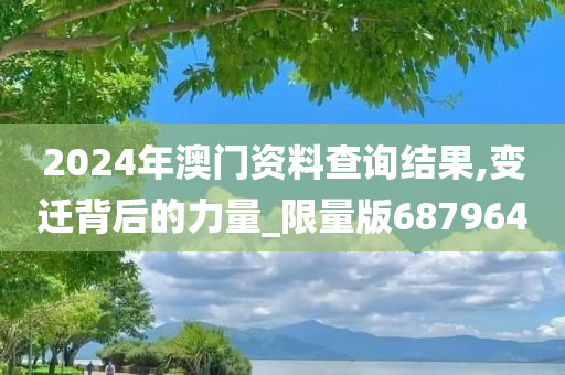 2024年澳门资料查询结果,变迁背后的力量_限量版687964