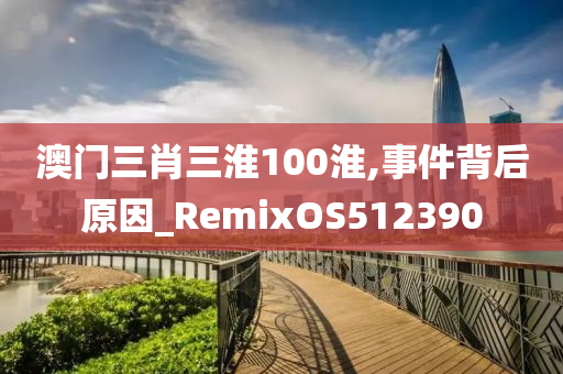 澳门三肖三淮100淮,事件背后原因_RemixOS512390