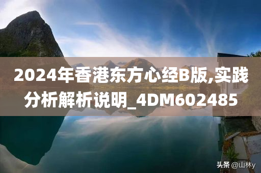 2024年香港东方心经B版,实践分析解析说明_4DM602485