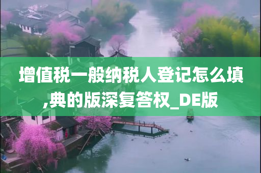 增值税一般纳税人登记怎么填,典的版深复答权_DE版