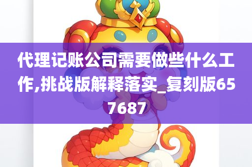 代理记账公司需要做些什么工作,挑战版解释落实_复刻版657687