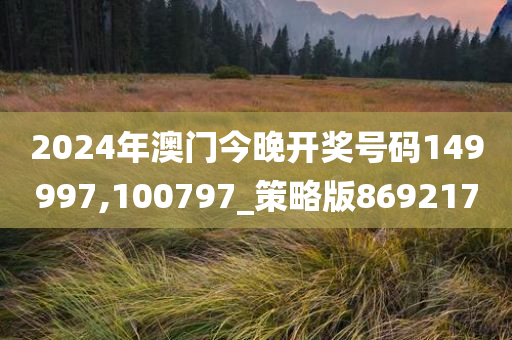 2024年澳门今晚开奖号码149997,100797_策略版869217