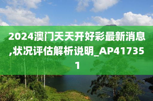 2024澳门天天开好彩最新消息,状况评估解析说明_AP417351