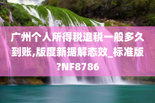 广州个人所得税退税一般多久到账,版度新据解态效_标准版?NF8786