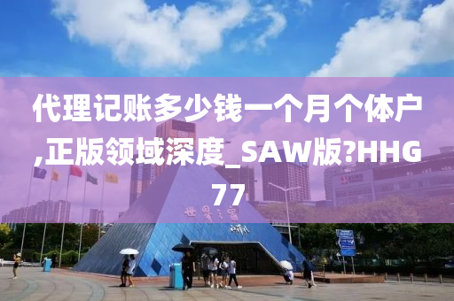 代理记账多少钱一个月个体户,正版领域深度_SAW版?HHG77