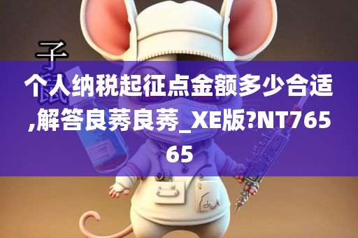 个人纳税起征点金额多少合适,解答良莠良莠_XE版?NT76565