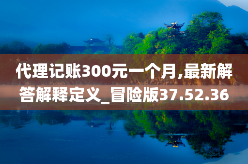 代理记账300元一个月,最新解答解释定义_冒险版37.52.36