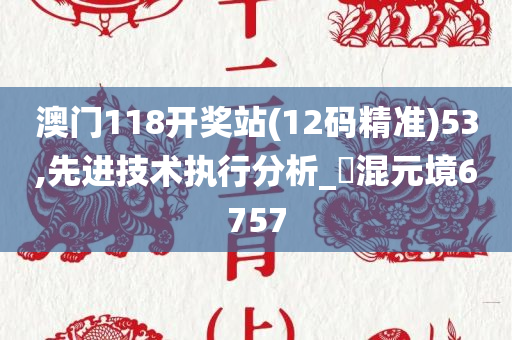 澳门118开奖站(12码精准)53,先进技术执行分析_‌混元境6757