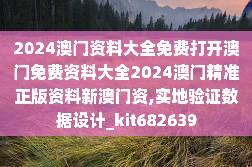 2024澳门资料大全免费打开澳门免费资料大全2024澳门精准正版资料新澳门资,实地验证数据设计_kit682639