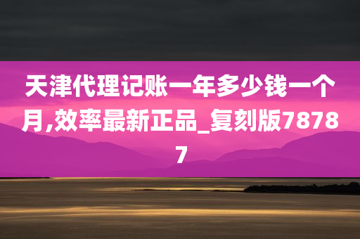 天津代理记账一年多少钱一个月,效率最新正品_复刻版78787