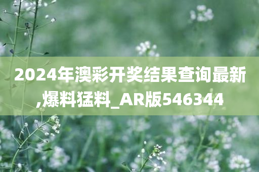 2024年澳彩开奖结果查询最新,爆料猛料_AR版546344