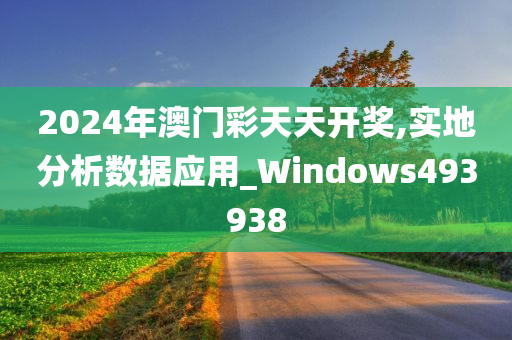 2024年澳门彩天天开奖,实地分析数据应用_Windows493938