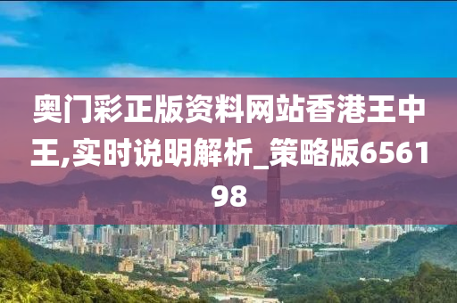 奥门彩正版资料网站香港王中王,实时说明解析_策略版656198