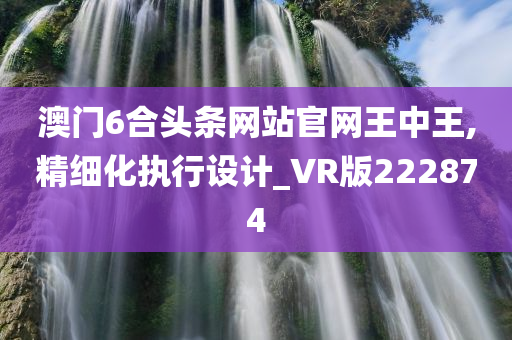 澳门6合头条网站官网王中王,精细化执行设计_VR版222874