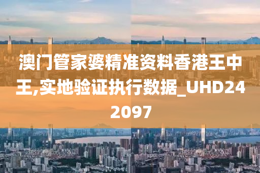 澳门管家婆精准资料香港王中王,实地验证执行数据_UHD242097