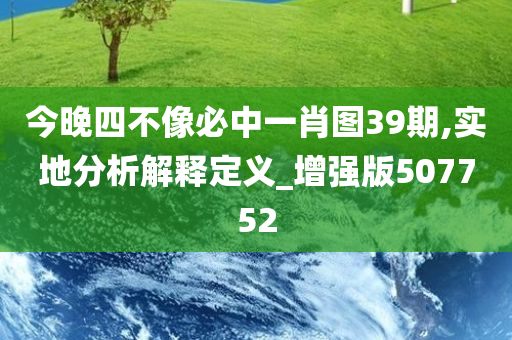 今晚四不像必中一肖图39期,实地分析解释定义_增强版507752