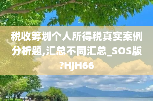 税收筹划个人所得税真实案例分析题,汇总不同汇总_SOS版?HJH66