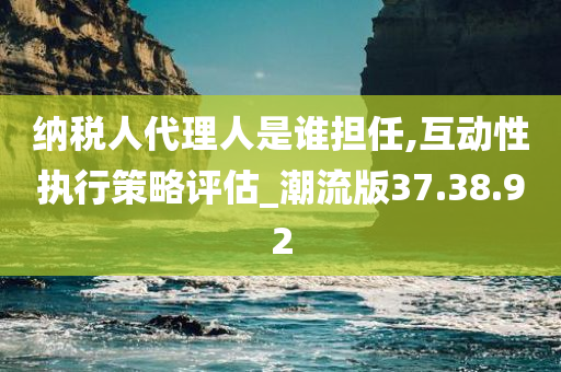 纳税人代理人是谁担任,互动性执行策略评估_潮流版37.38.92