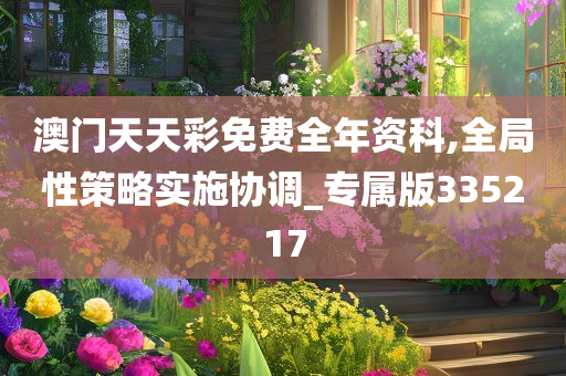 澳门天天彩免费全年资科,全局性策略实施协调_专属版335217