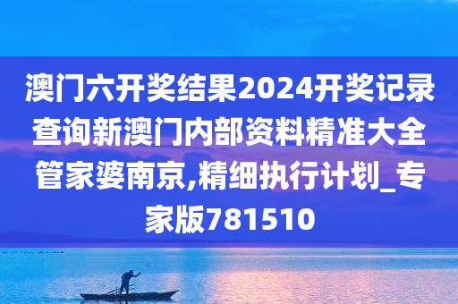 澳门六开奖结果2024开奖记录查询新澳门内部资料精准大全管家婆南京,精细执行计划_专家版781510