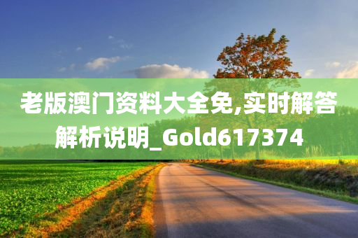 老版澳门资料大全免,实时解答解析说明_Gold617374