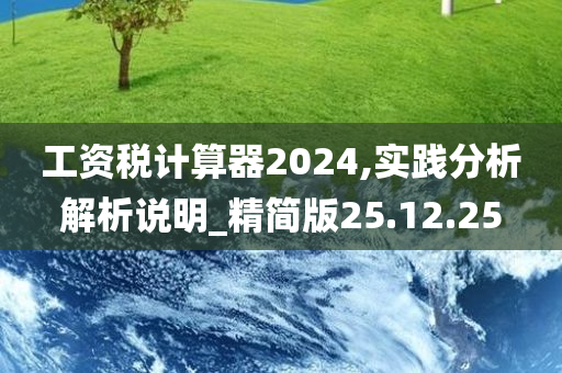 工资税计算器2024,实践分析解析说明_精简版25.12.25