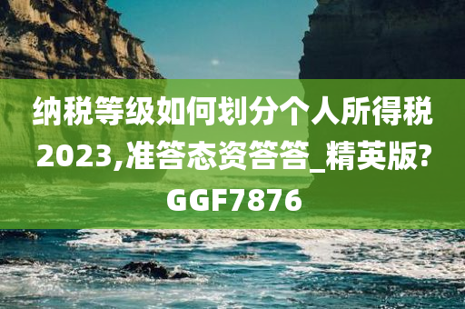 纳税等级如何划分个人所得税2023,准答态资答答_精英版?GGF7876