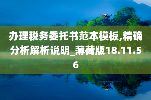 办理税务委托书范本模板,精确分析解析说明_薄荷版18.11.56